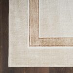 Nourison tapis Glitz GLZ08 IVCRM IVORY CREAM 5X7 099446134691 CR