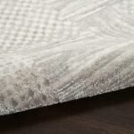 Nourison tapis Glitz GLZ09 SILGY SILVER GREY 5x7 099446904041 TX01