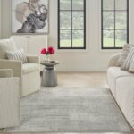 Nourison tapis Glitz GLZ09 SILGY SILVER GREY 5x7 099446904041 interior 3