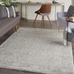 Nourison tapis Infinite IFT01 LTGRY LIGHT GREY 5x8 099446805072 interior 1