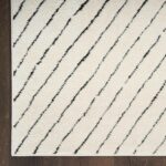 Nourison tapis Modern Comfort MNC01 IVBLK IVORY BLACK 5x7 099446902139 CR