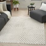 Nourison tapis Modern Comfort MNC01 IVBLK IVORY BLACK 5x7 099446902139 interior 1