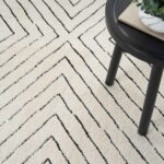 Nourison tapis Modern Comfort MNC01 IVBLK IVORY BLACK 5x7 099446902139 interior 2