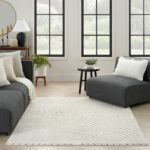Nourison tapis Modern Comfort MNC01 IVBLK IVORY BLACK 5x7 099446902139 interior 3