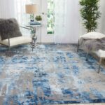 Nourison tapis Prismatic PRS10 BLGRY 8x10 099446409072 Room