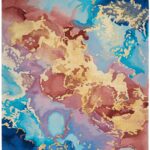 Nourison tapis Prismatic PRS18 MULTI 8X10 099446783356