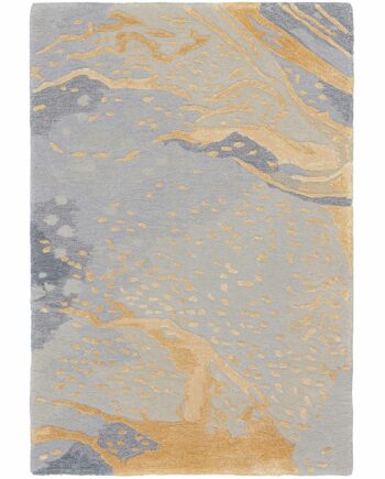 Nourison tapis Prismatic PRS28 GRYGD GREY GOLD 2x3 099446891778