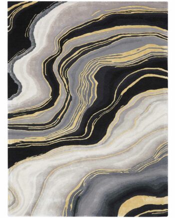 Nourison tapis Prismatic PRS31 CHAGY CHARCOAL GREY 6x8 099446100504