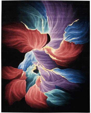 Nourison tapis Prismatic PRS34 BLACK 8X10 099446160546