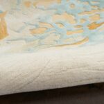 Nourison tapis Prismatic PRS36 SNDBL SAND BLUE 10x14 099446900944 TX01