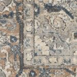 Nourison tapis Quarry QUA05 IVGRY IVORY GREY 5x7 099446746276 swatch