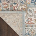 Nourison tapis Quarry QUA11 IVBLU IVORY BLUE 5X7 099446819864 CRB