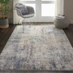 Nourison tapis Rustic Textures RUS01 GREY BEIGE 5x7 099446461889 interior 1 C