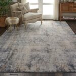 Nourison tapis Rustic Textures RUS01 GREY BEIGE 8x11 099446461896 interior 1 C