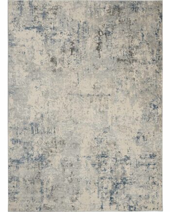 Nourison tapis Rustic Textures RUS07 IVGRB IVORY GREY BLUE 8x11 099446496300