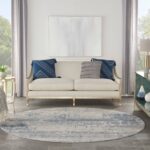 Nourison tapis Rustic Textures RUS10 IVBLU IVORY BLUE 8XRND 099446836045 interior 3