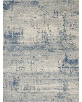 Nourison tapis Rustic Textures RUS10 IVBLU IVORY BLUE 8x11 099446496508
