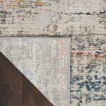 Nourison tapis Rustic Textures RUS14 LTGMT LIGHT GREY MULTICOLOR 5X7 099446799272 CRB