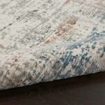 Nourison tapis Rustic Textures RUS14 LTGMT LIGHT GREY MULTICOLOR 5X7 099446799272 TX01