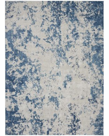Nourison tapis Rustic Textures RUS16 GRYBL GREY BLUE 8x11 099446799586