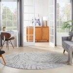 Nourison tapis Rustic Textures RUS17 IVGRY IVORY GREY 8XRND 099446836137 interior 3