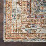 Nourison tapis Sahar SHR01 BLUE 5x8 099446024930 CR