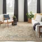 Nourison tapis Sahar SHR01 BLUE 8x10 099446025425 interior 3