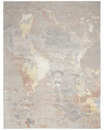 Nourison tapis Silk Shadows SHA20 SILVR SILVER 8X10 099446020567