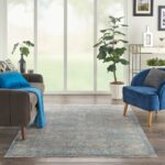 Nourison tapis Starry Nights STN01 CRMBL CREAM BLUE 5x7 099446736802 interior 1 C