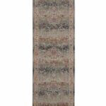 Nourison tapis Vintage Kashan VKA01 GREY 2x8 099446455031 C