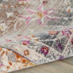 Nourison tapis Vintage Kashan VKA01 GREY 5x7 099446455116 TX01