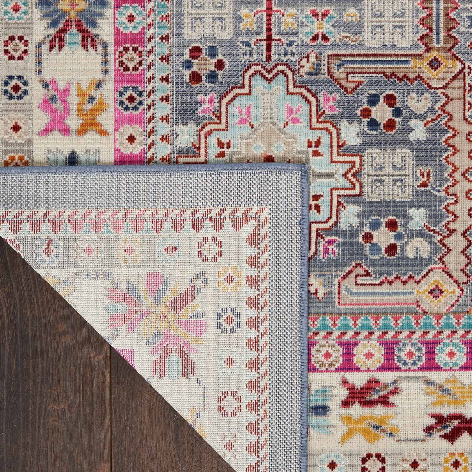 Nourison tapis Vintage Kashan VKA05 GYMTC GREY MULTICOLOR 5X8 099446811837 CRB