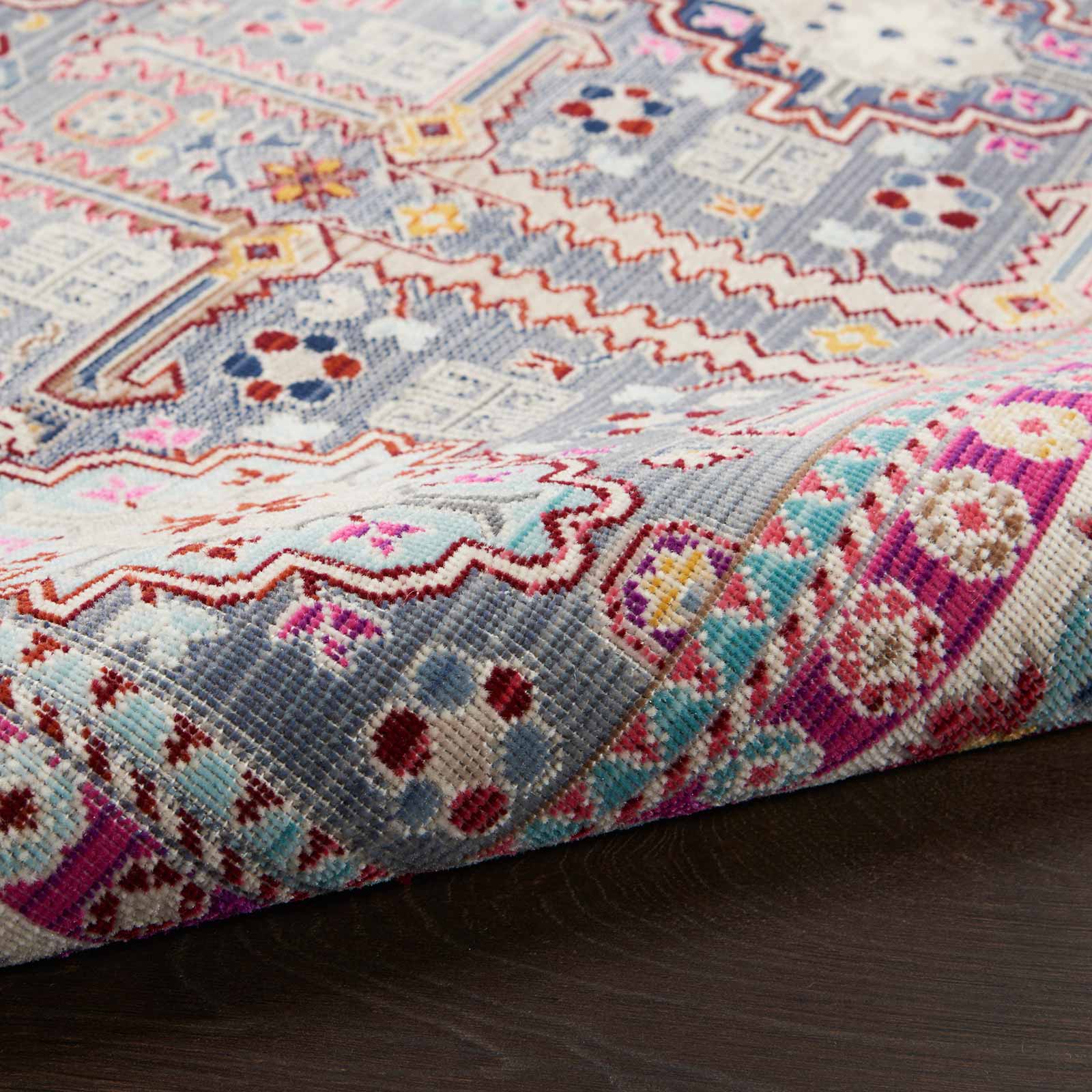Nourison tapis Vintage Kashan VKA05 GYMTC GREY MULTICOLOR 5X8 099446811837 TX01