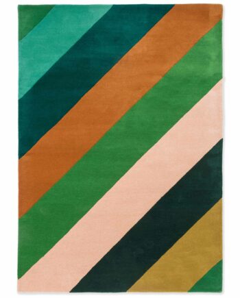 Harlequin Sherbet Stripe Emerald Amber 144417 A