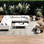Louis De Poortere tapis Mad Men Sol 9735 Albatre outdoor