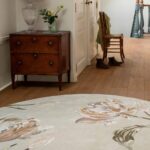 Laura Ashley Gosford round Natural Sage Green 081307 interior C