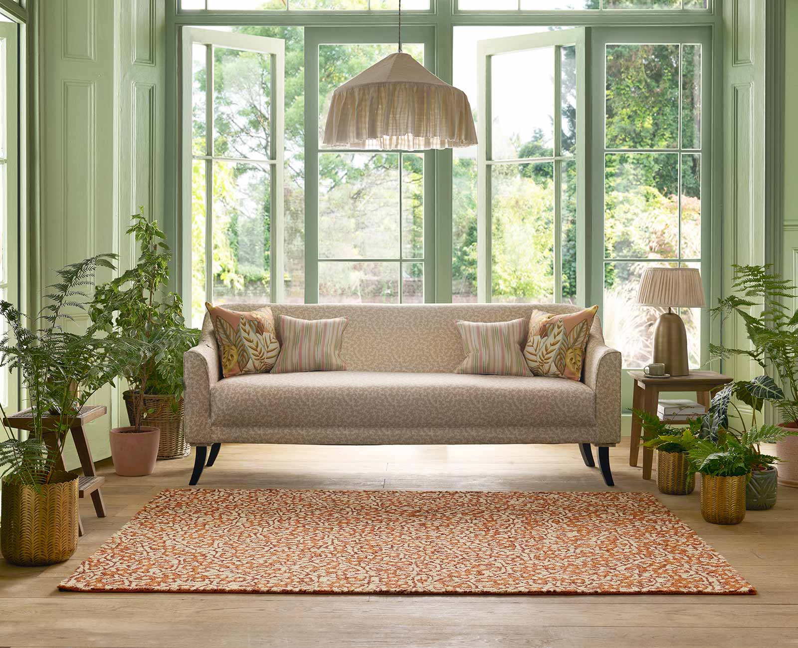 Sanderson Truffle Sandstone 446003 interior A outdoor