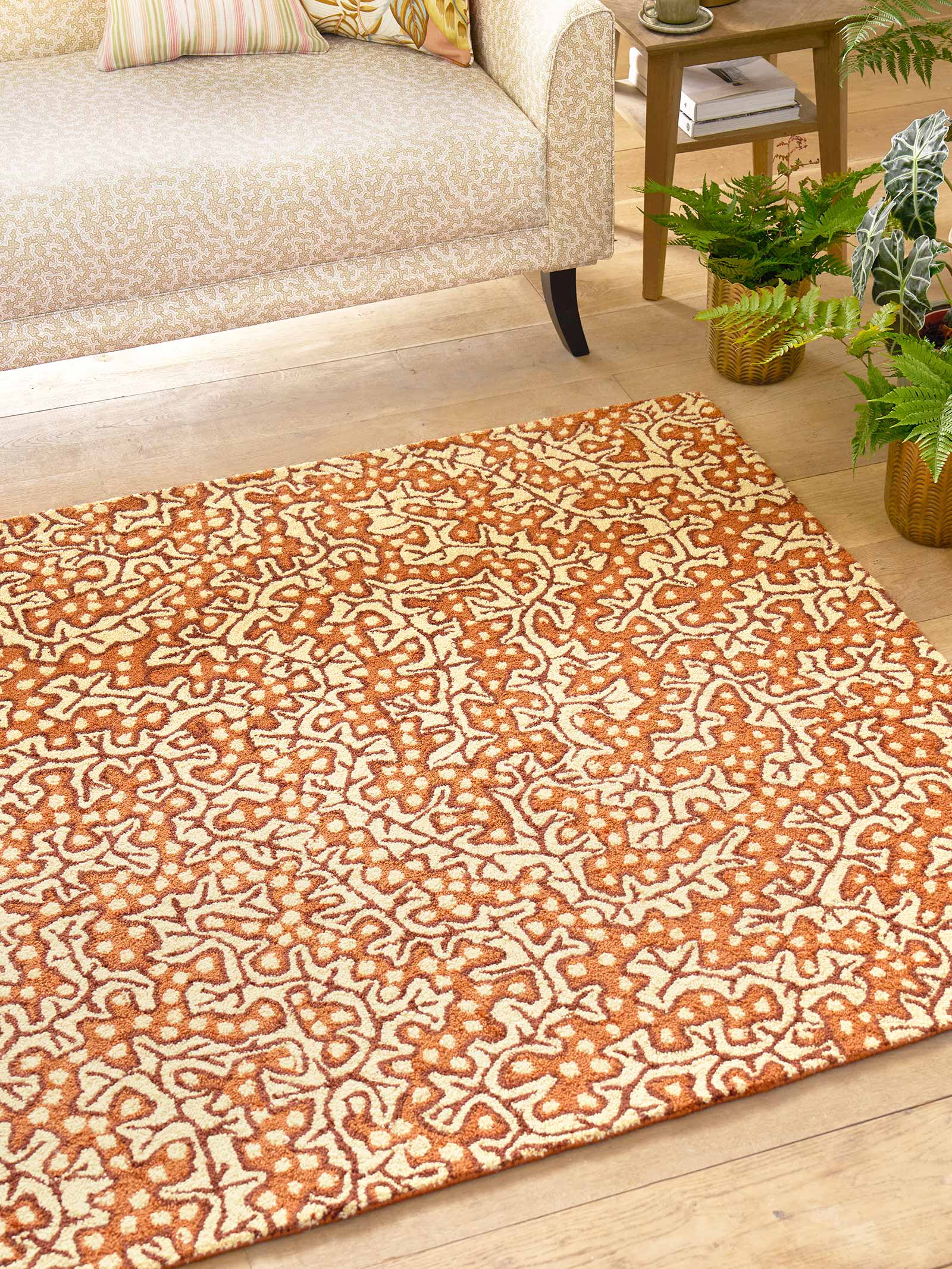 Sanderson Truffle Sandstone 446003 interior B outdoor