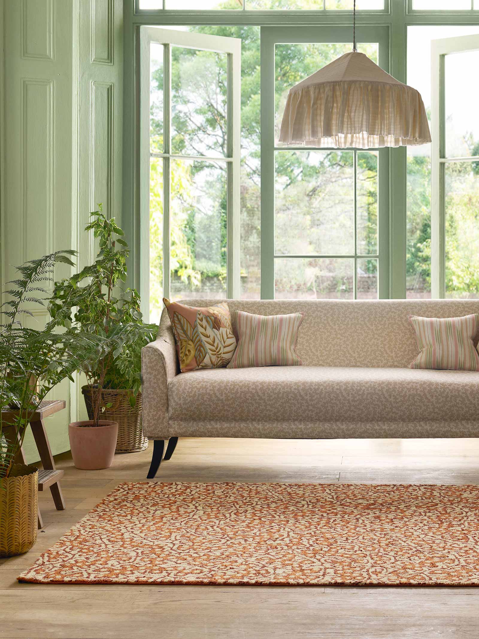 Sanderson Truffle Sandstone 446003 interior C outdoor