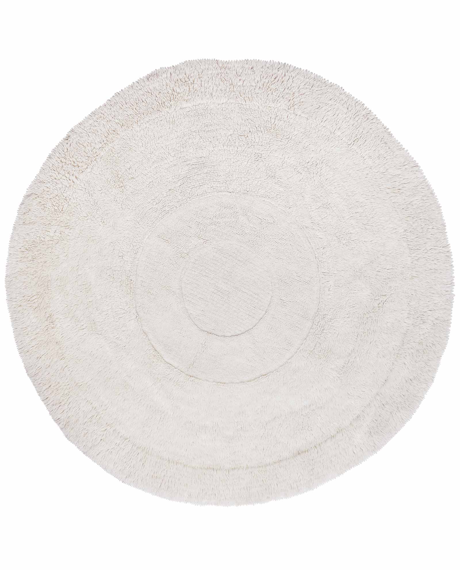 Lorena Canals Woolable tapis Arctic Circle Sheep White Round WO ARCTIC WH 1