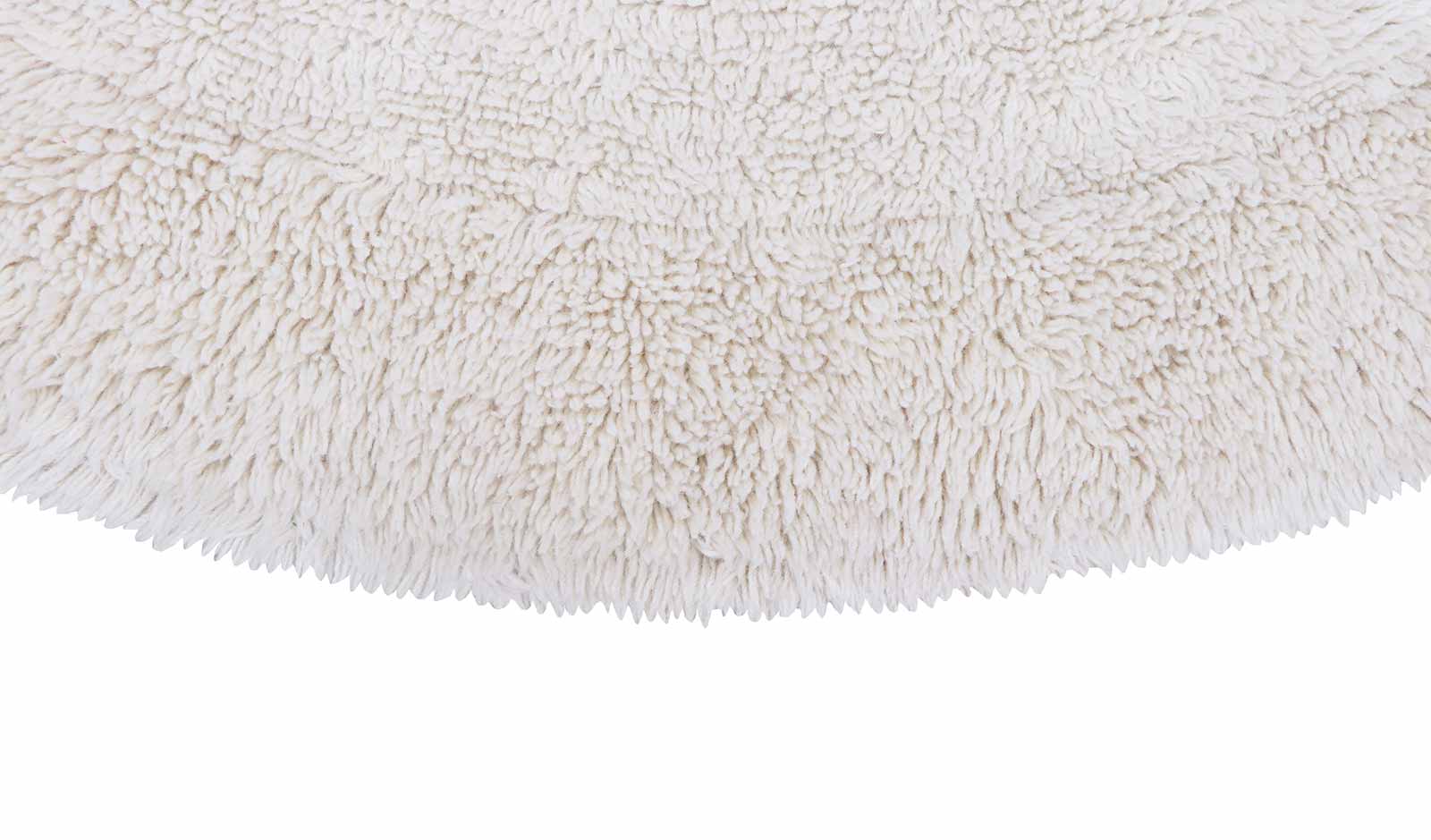 Lorena Canals Woolable tapis Arctic Circle Sheep White Round WO ARCTIC WH 2