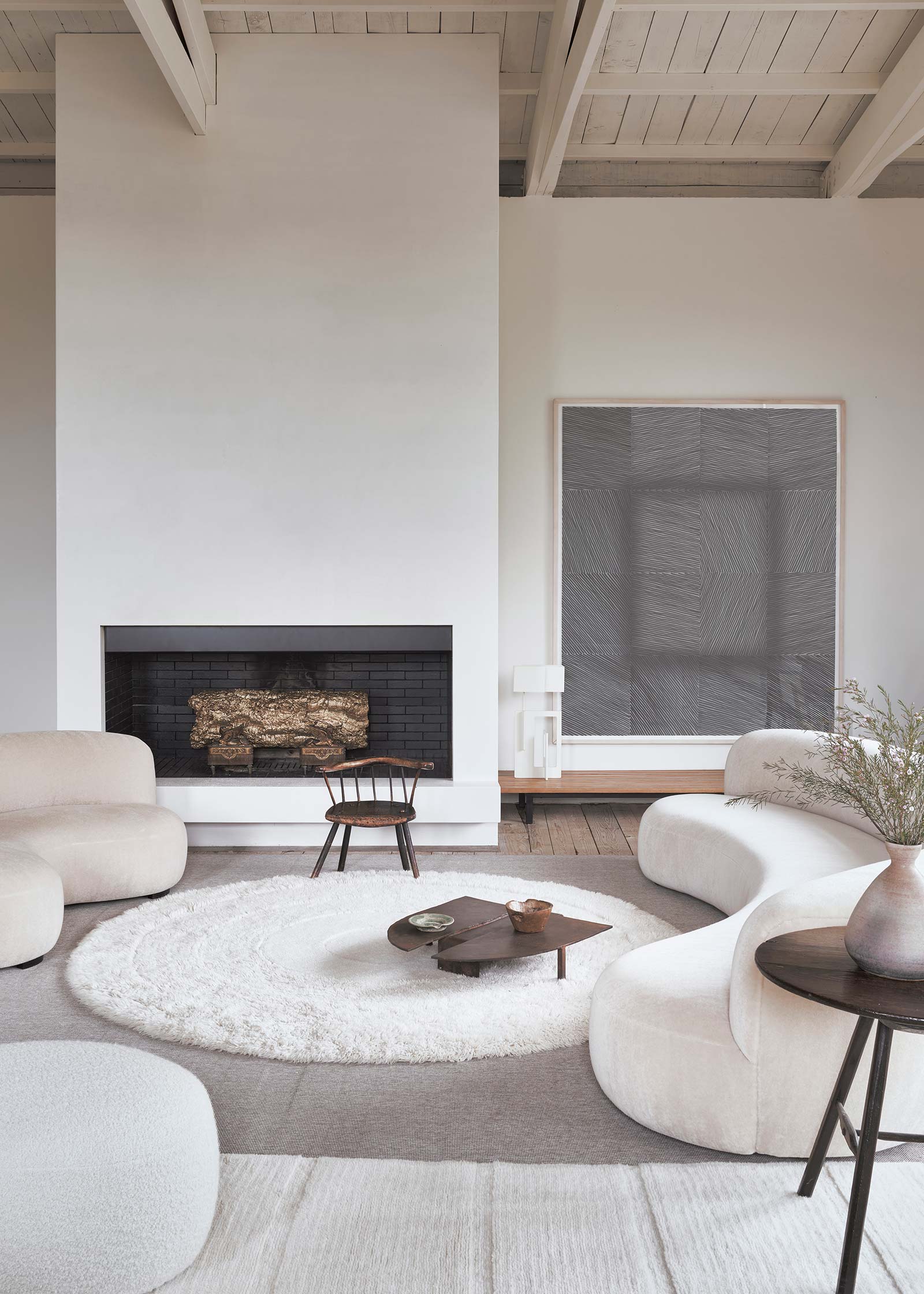 Lorena Canals Woolable tapis Arctic Circle Sheep White Round WO ARCTIC WH 8