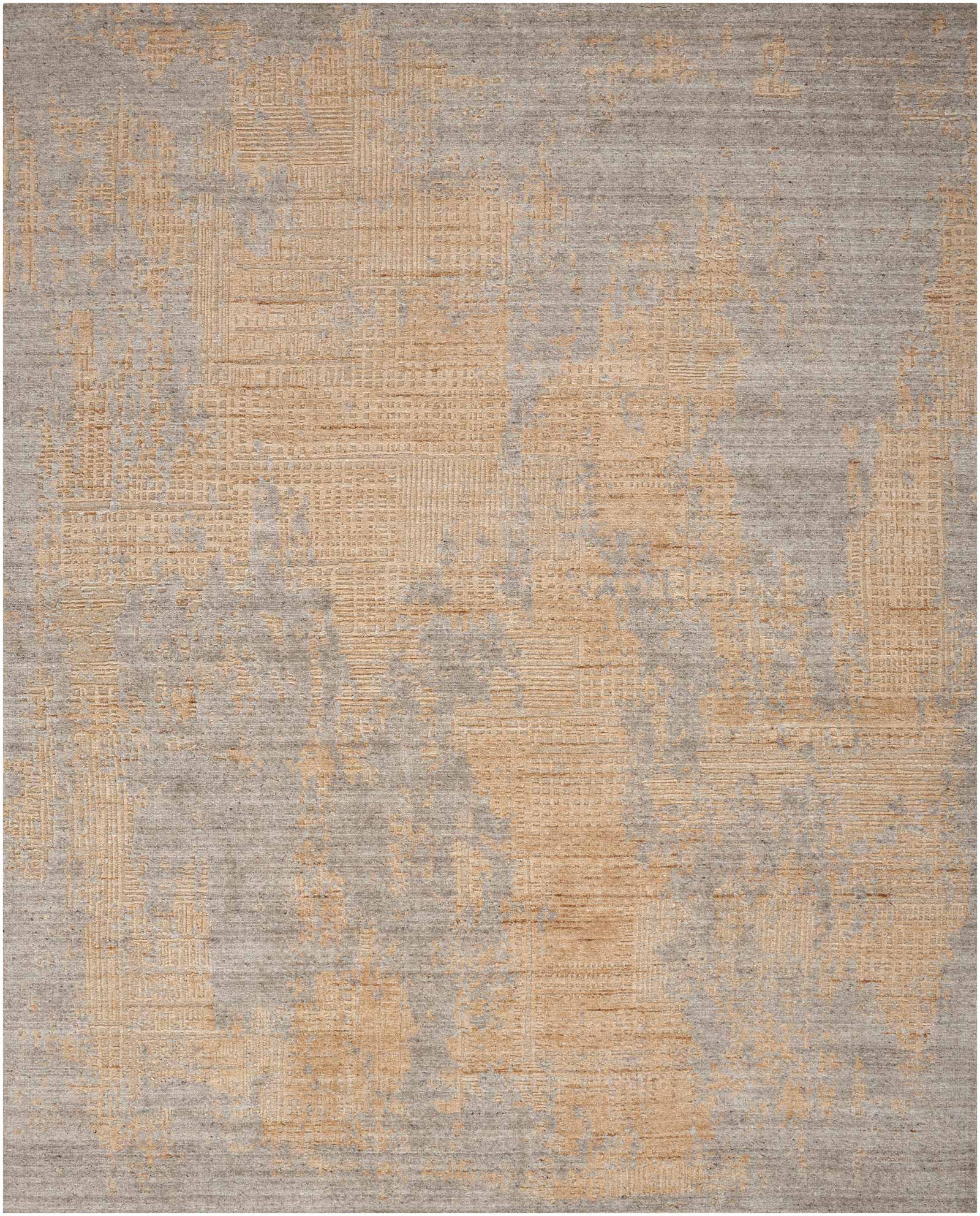 Nourison tapis Harmony HAY05 GRYGD GREY GOLD 8x10 099446936332